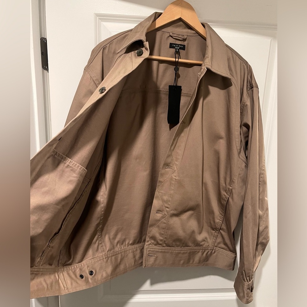 rag & bone Men's Lightweight Tan Shirt Jacket - Picture 3 of 13
